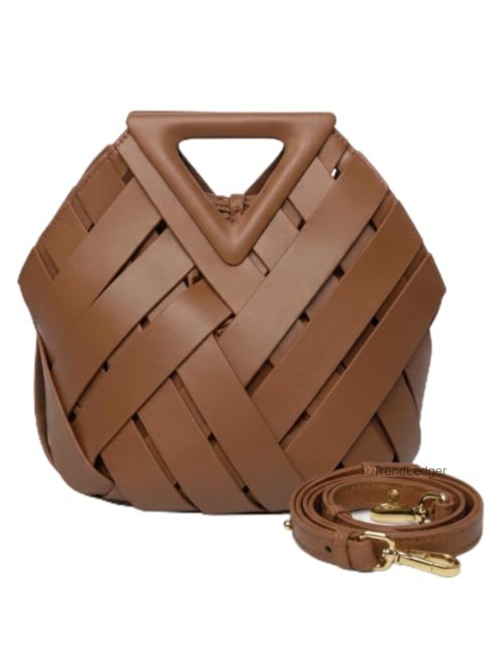 Woven Crossbody Hobo Handbag Pu Leather Top Handle Shoulder Bag
